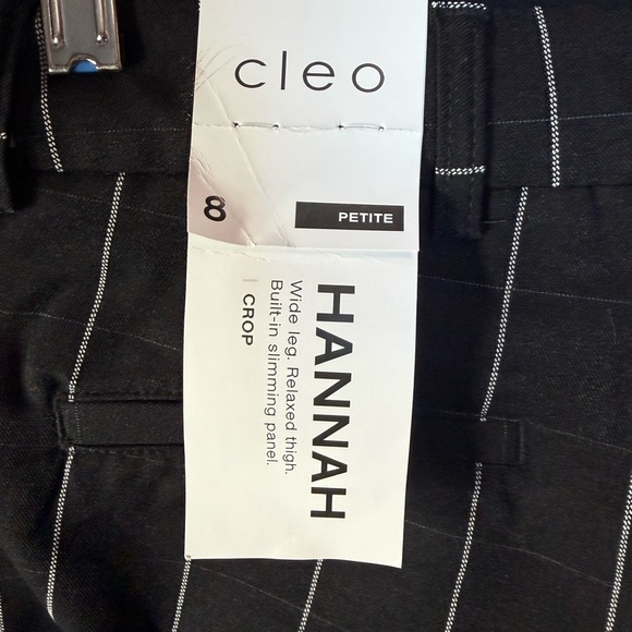 Cleo Black and White Plaid Pants - Picture 2 of 5